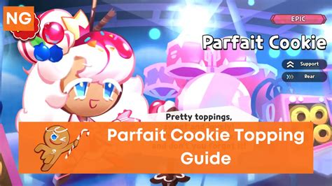 Parfait Cookie Toppings Build Cookie Run Kingdom