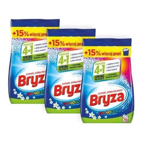 BRYZA 4 W 1 Spring Freshness Color 3 X 4 55 Kg Proszek Do Prania