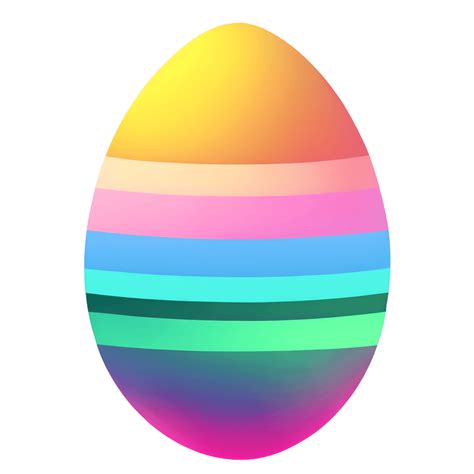 Rainbow Easter Egg · Creative Fabrica