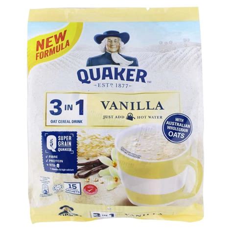 Quaker 3in1 VANILLA 15 X 28g Shopee Malaysia