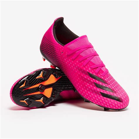 Adidas X Ghosted 3 Fg Shock Pink Core Black Screaming Orange Mens