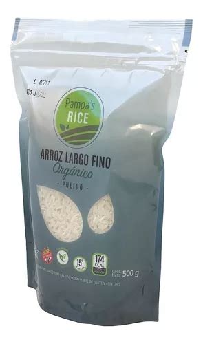 Arroz Largo Fino Pulido Org Nico Pampas Rice X Gr Dp Mercadolibre