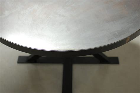 Zinc Top Zinc Table Top Outdoor Table Industrial Zinc Table Etsy