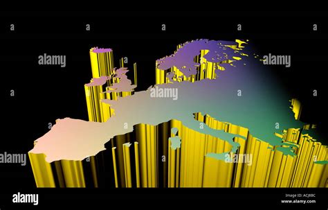 Mappa Stilizzata Europa Immagini E Fotografie Stock Ad Alta Risoluzione