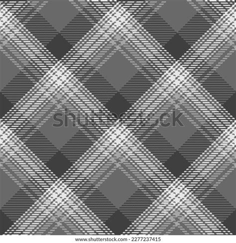 Black White Check Plaid Seamless Vector Stock Vector Royalty Free