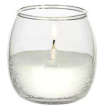 Low Cost Roly Poly Glass With Candle Pk Pre Poured Votive