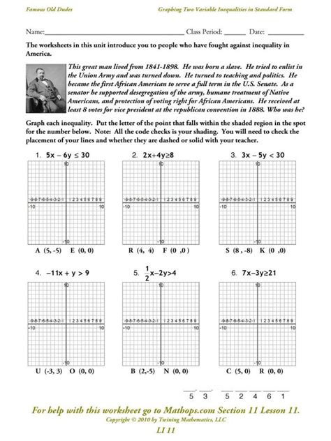 Graphing Equations Worksheet 8th Grade