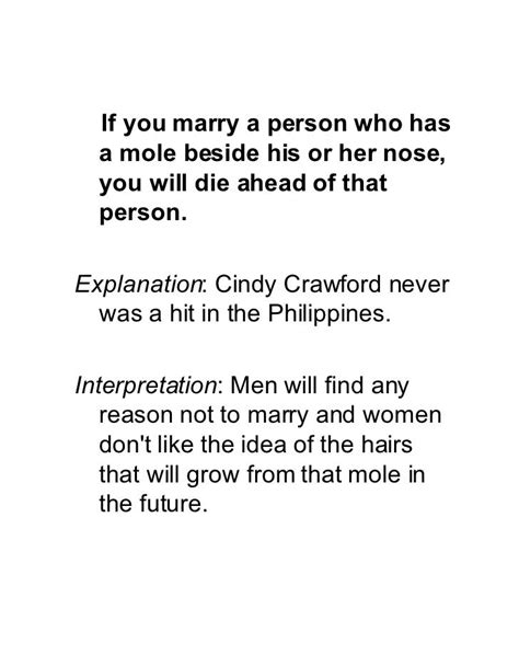 Filipino Superstitions