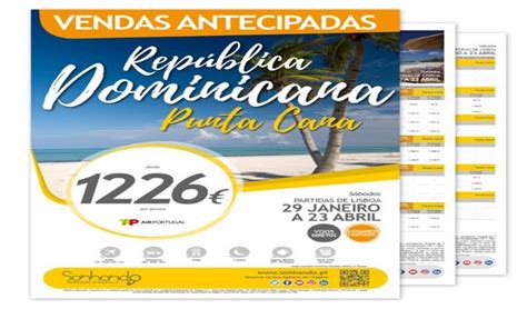 Sonhando Vendas Antecipadas Para Punta Cana