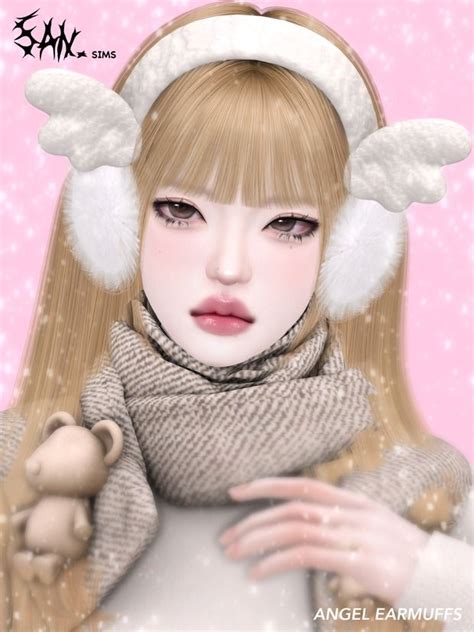 【333】angel Earmuffs San33 In 2024 Sims 4 Mods Clothes Play Sims 4 Sims 4