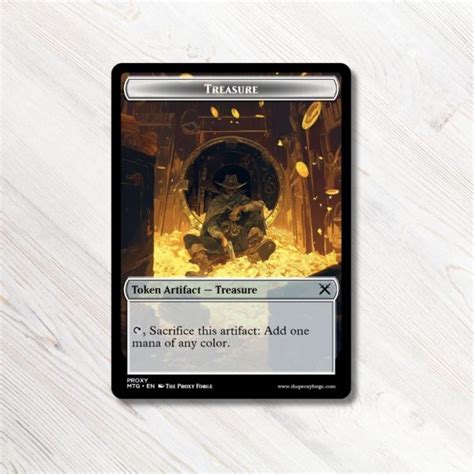 Mtg Proxy Token Treasure Token Thunder Junction