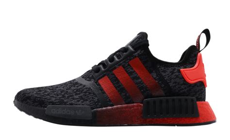 Adidas Nmd R1 Black Solar Red