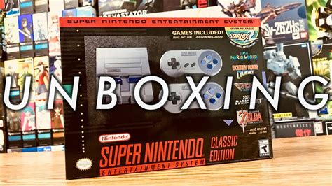 Unboxing Super Nintendo Classic Edition Youtube