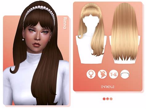 Enriques4 S Rinna Hairstyle Patreon Ea Sims Hair Womens Hairstyles Sims