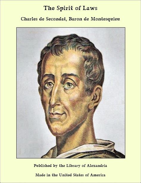 Montesquieu The Spirit Of Laws