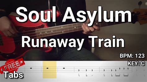 Soul Asylum Runaway Train Bass Cover Tabs YouTube