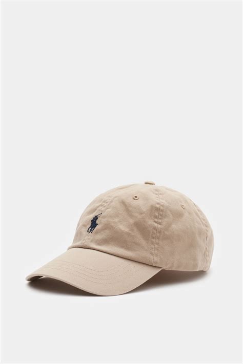 POLO RALPH LAUREN Baseball Cap Beige BRAUN Hamburg