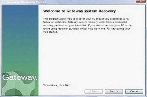 How To Factory Reset Gateway Laptop Without Losing Data