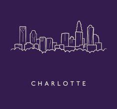 Charlotte Skyline Drawing at PaintingValley.com | Explore collection of ...