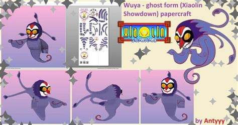 Wuya Ghost Xiaolin Showdown Free Papercraft By Antyyy On Deviantart