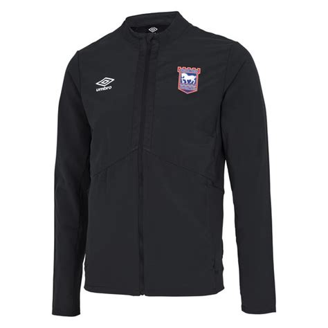 Umbro Mens Black Carbon Adult Ipswich Town Presentation