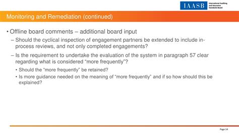 Ppt Enhancing Quality Control Proposed Isqm 1 Framework For Iaasb Discussion Powerpoint