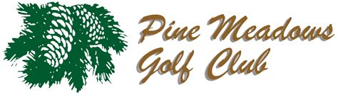 Pine Meadows Golf Club Logo Header