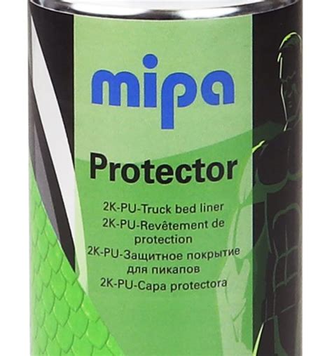 Mipa Protector Bed Liner 2K Spray 400 Ml Svart Mipa