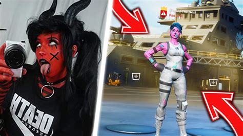 J Active Mon Aimbot Avec Le Skin Le Plus Rare De Fortnite Ghoul Rose