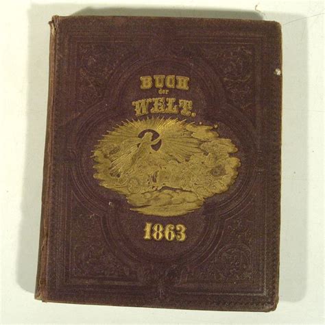Buch Der Welt 1863 Kaufen Auf Ricardo