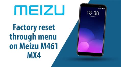 How To Factory Reset Through Menu On Meizu Mx M Youtube