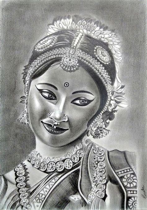 Buy Original Bharatanatyam Dance Painting Classical Indian Dancer Very