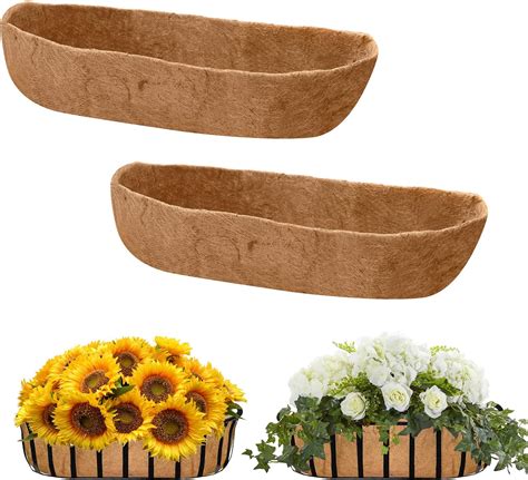 4pcs Trough Coconut Liners For Planters 24303648 Inch Coco Coir Fiber