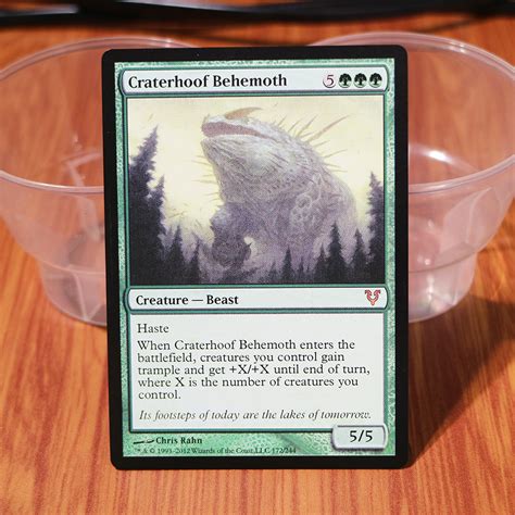 Craterhoof Behemoth Avacyn Restored Magic The Gathering Proxy Mtg Cards