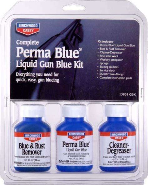 Birchwood Casey Perma Blue Liquid Gun Blue Kit Quick Easy Gun