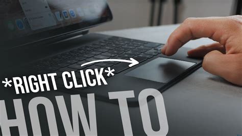 How To Right Click On Ipad Magic Keyboard Youtube