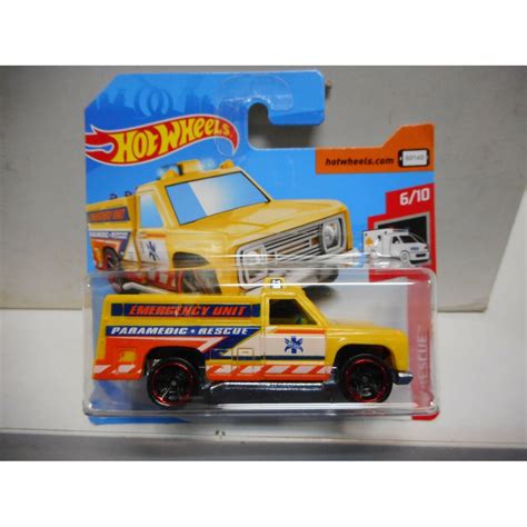 AMBULANCE EMERGENCY UNIT RAPID RESPONDER HOT WHEELS 1 64 BCN STOCK CARS