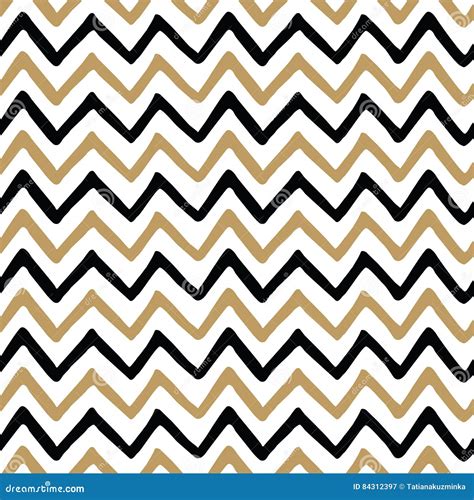 Vector Seamless Pattern With Fabric Zig Zag Texture Stock Vector