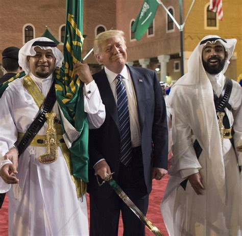 US Präsident Donald Trump schwingt das Tanzbein in Saudi Arabien WELT