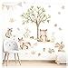 Grandora Waldtiere Wandsticker F R Kinderzimmer Wandtattoo B R Fuchs