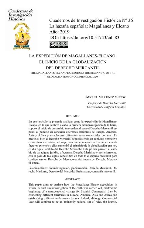 PDF LA EXPEDICIÓN DE MAGALLANES ELCANO EL INICIO DE LA GLOBALIZACIÓN