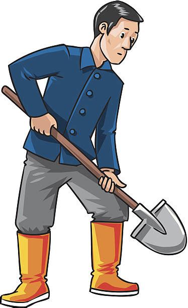 Royalty Free Man Digging Clip Art Vector Images And Illustrations Istock