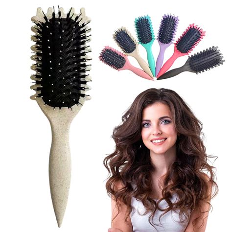 Curly Hair Products 2024 Newest Boar Bristle Hair Brush Styling Brush