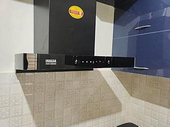 Inalsa Cm M Hr Kitchen Chimney Enya Bkbf With Stainless Steel