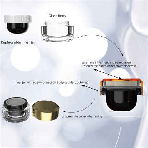 Eco Friendly Pcr Bottle Custom Ml Ml Spin On Replaceable Inner