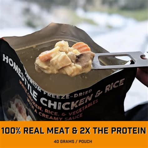 Peak Refuel Homestyle Chicken And Rice Premium Freeze Dried Camping Food Backpacking And Hiking