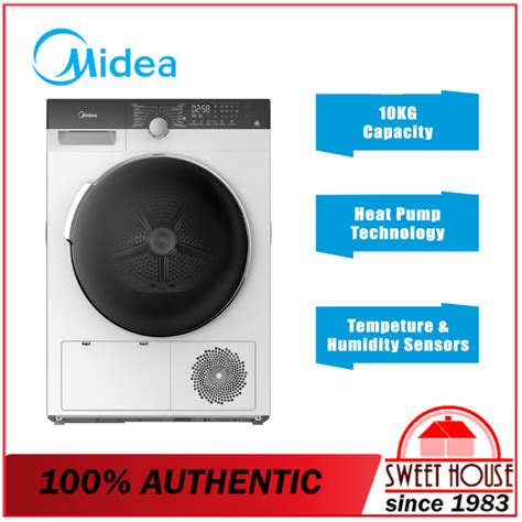 Midea Dryer 10KG MD K1088HP Temperature And Humidity Sensor Hygiene