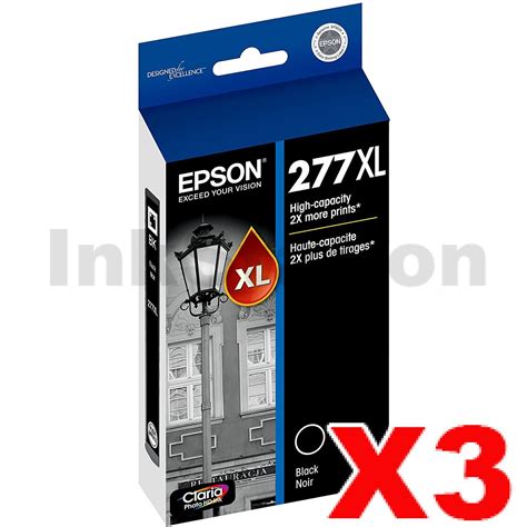 Epson 6 Pack 277XL Genuine High Yield Inkjet Cartridges 1BK 1C 1M 1Y