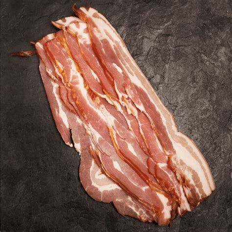 Dingley Dell Smoked Dry Cure Back Bacon Sliced 240g Stilton Butchers