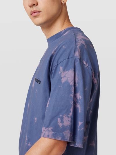 Review Oversized T Shirt In Batik Optik Violett Online Kaufen